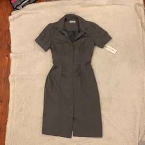 Calvin Klein Collared Button Up Dress